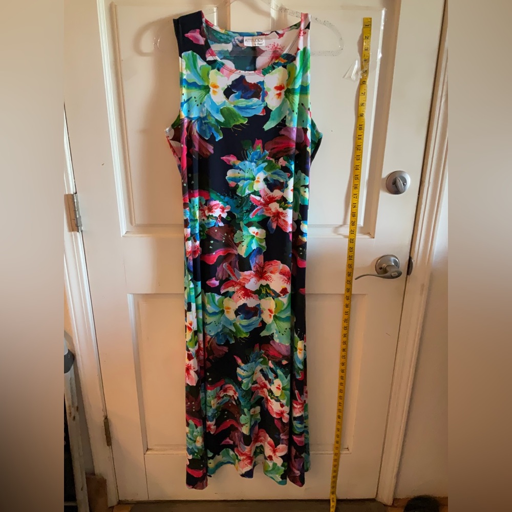 Attitudes by Renee tropical maxi dress